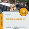 Apostila Assistente de Controladoria Interna Concurso Biritiba Mirim SP 2025