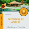 Apostila Atendente de Farmácia Prefeitura de Apiaí SP 2025