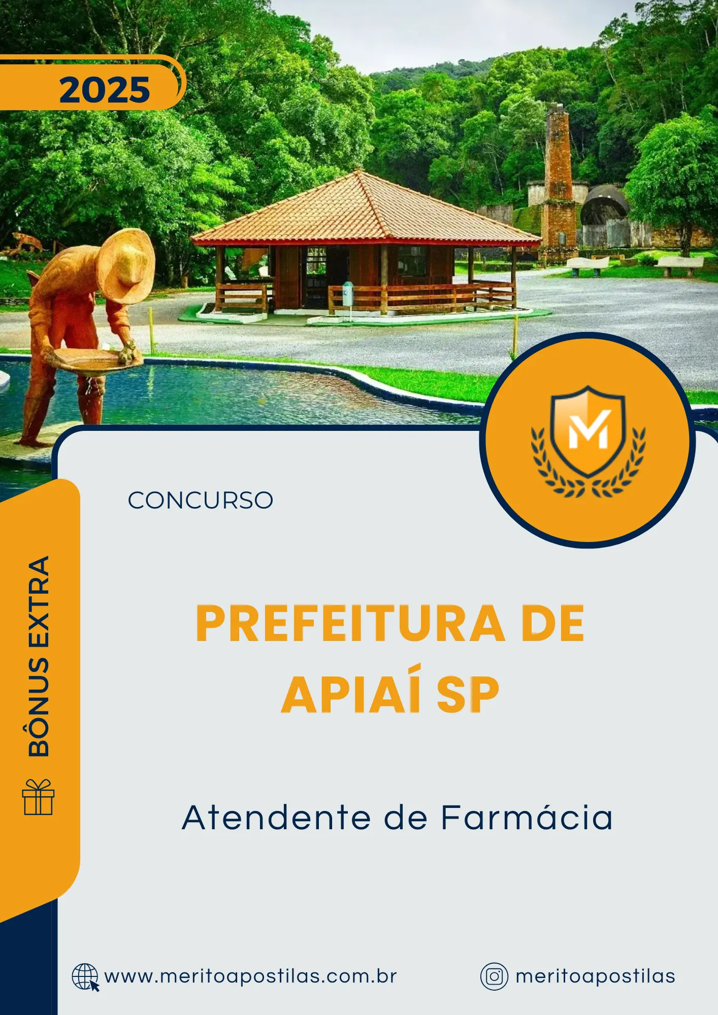 Apostila Atendente de Farmácia Prefeitura de Apiaí SP 2025