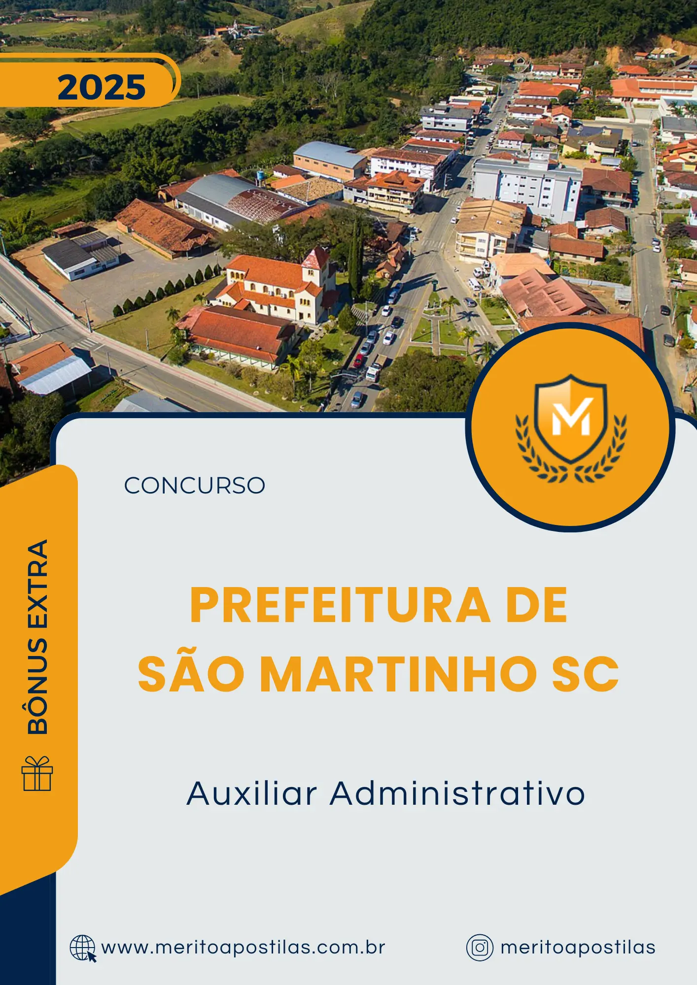 Apostila Auxiliar Administrativo Prefeitura de São Martinho SC 2025