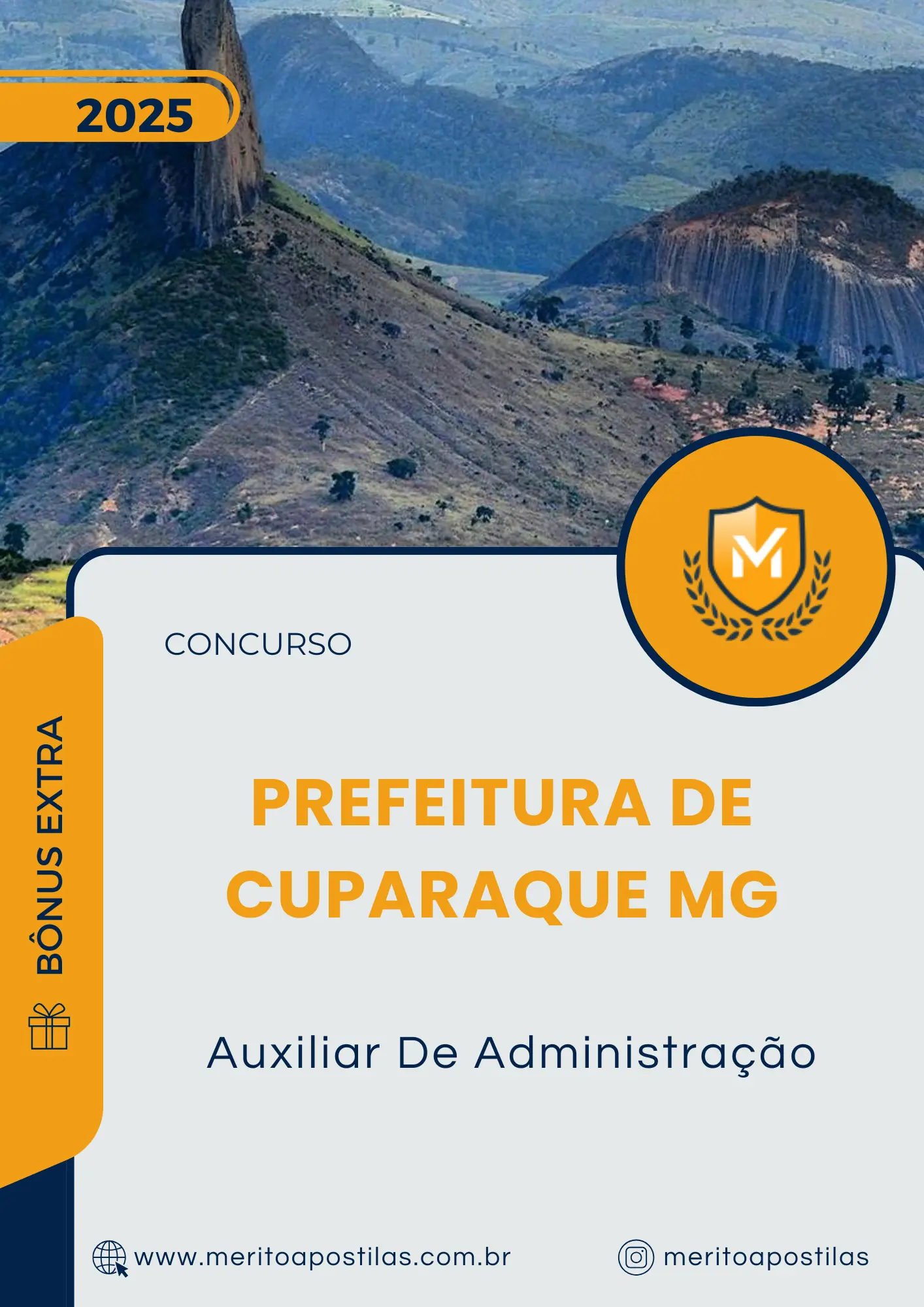 Apostila Auxiliar De Administração Prefeitura de Cuparaque MG 2025