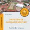 Apostila Auxiliar De Limpeza Prefeitura de Gaúcha do Norte MT 2025