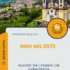 Apostila Auxiliar De Limpeza De Laboratório Processo Seletivo MGS MG 2025