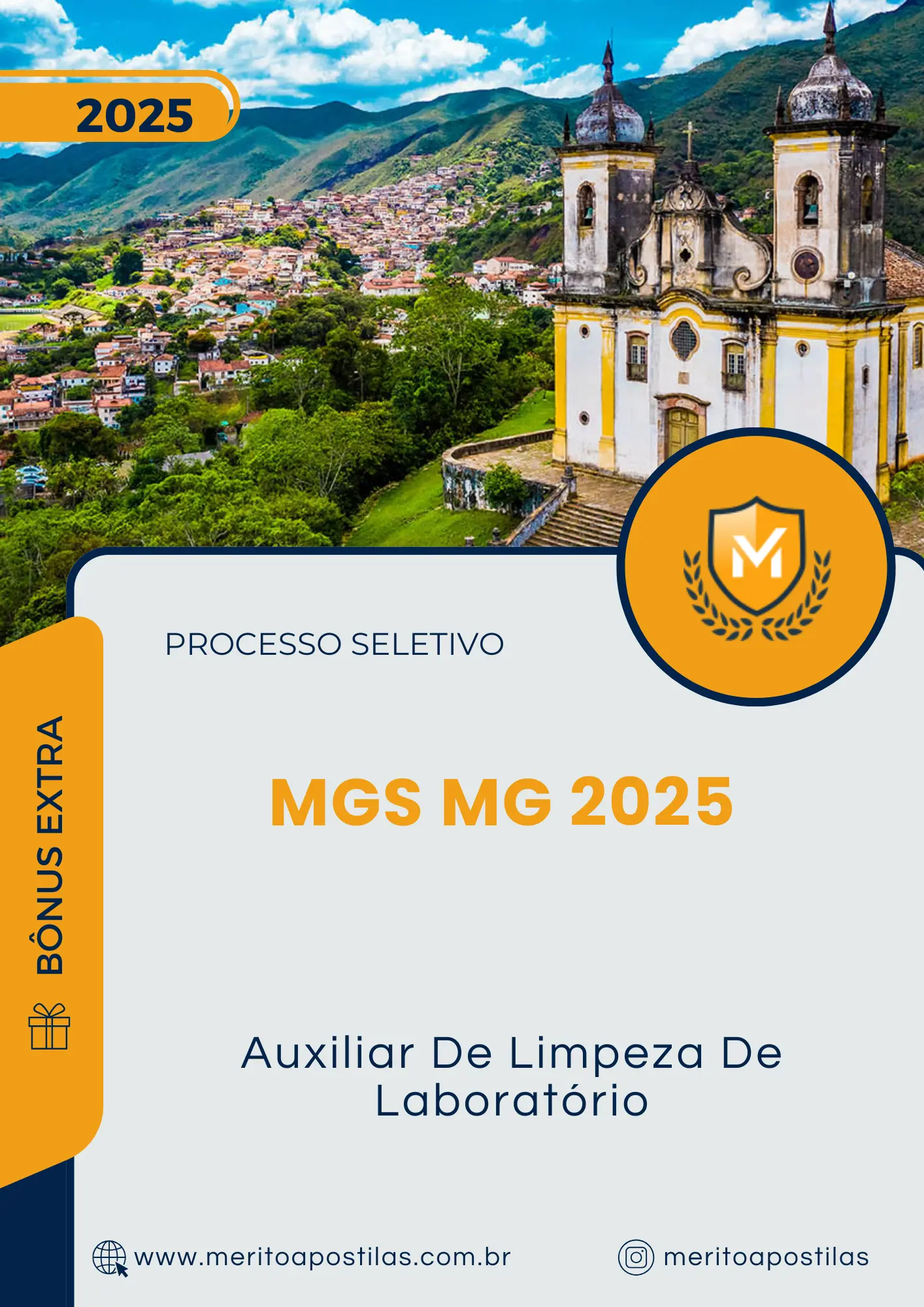 Apostila Auxiliar De Limpeza De Laboratório Processo Seletivo MGS MG 2025