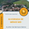Apostila Auxiliar De Serviços Gerais Prefeitura de Alvorada de Minas MG 2025