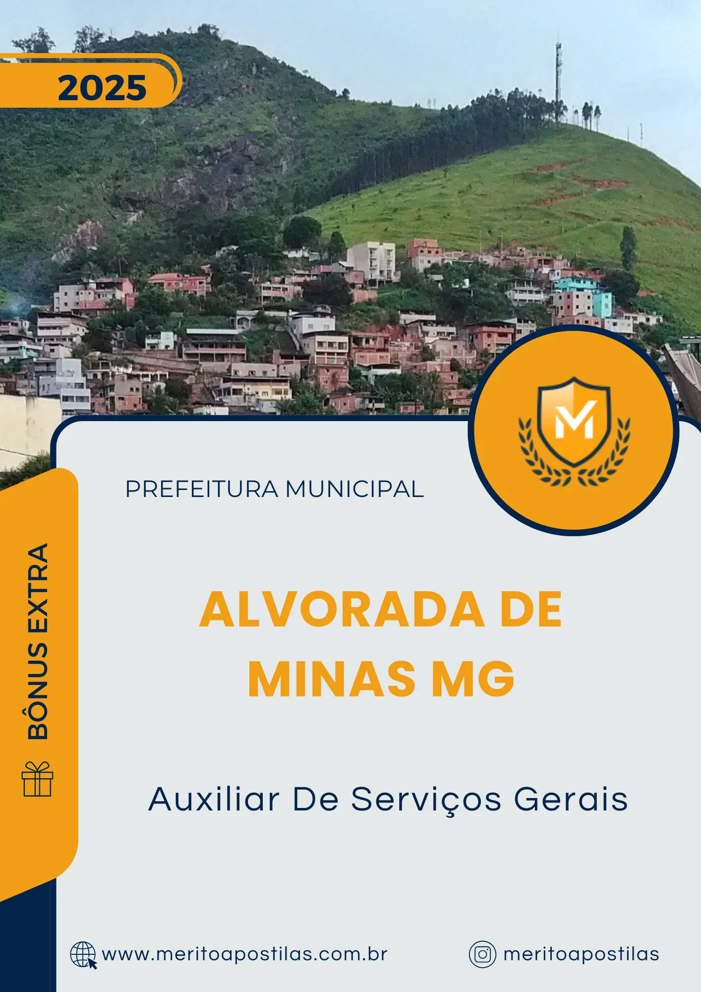 Apostila Auxiliar De Serviços Gerais Prefeitura de Alvorada de Minas MG 2025