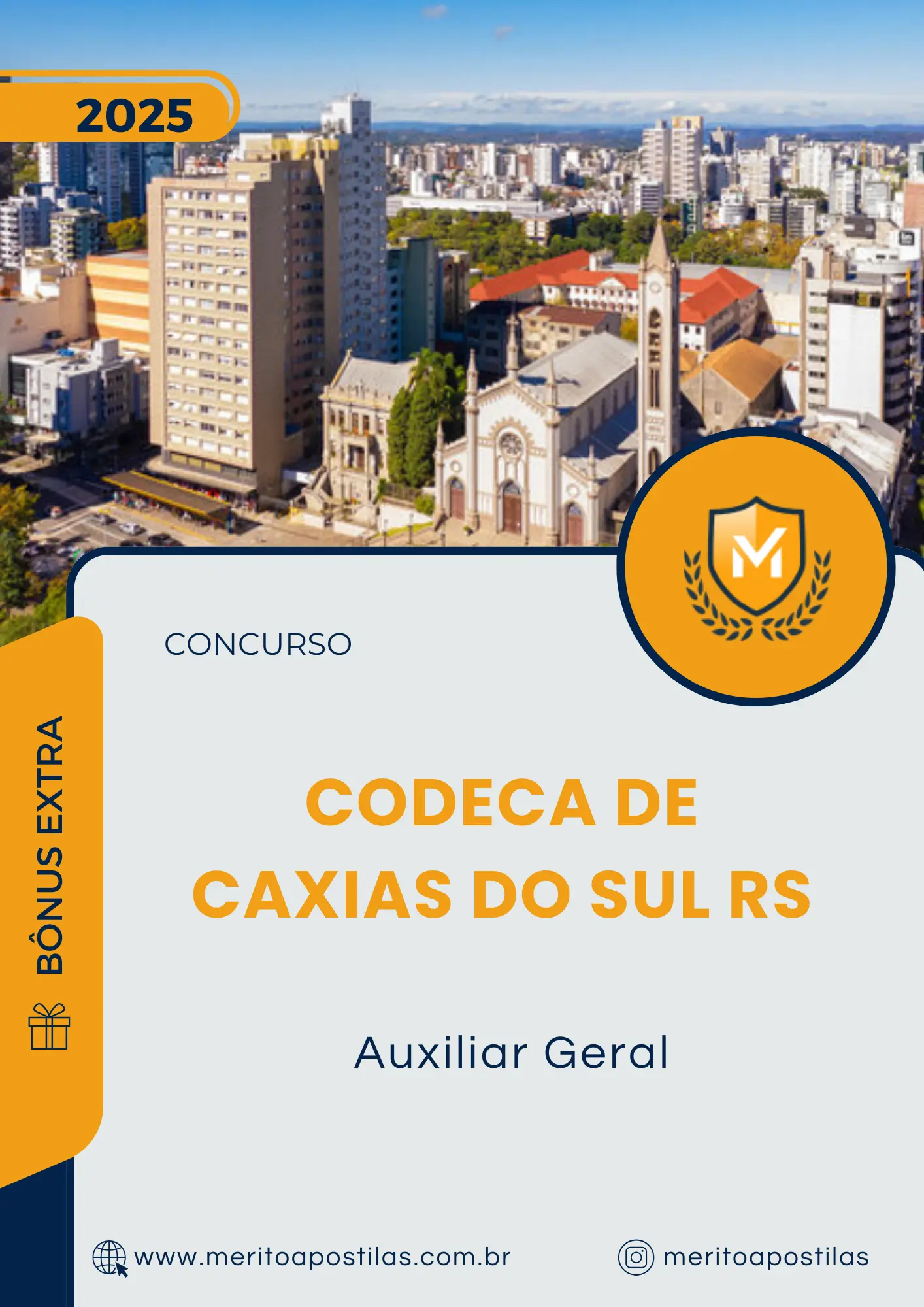 Apostila Auxiliar Geral Concurso CODECA de Caxias do Sul RS 2025
