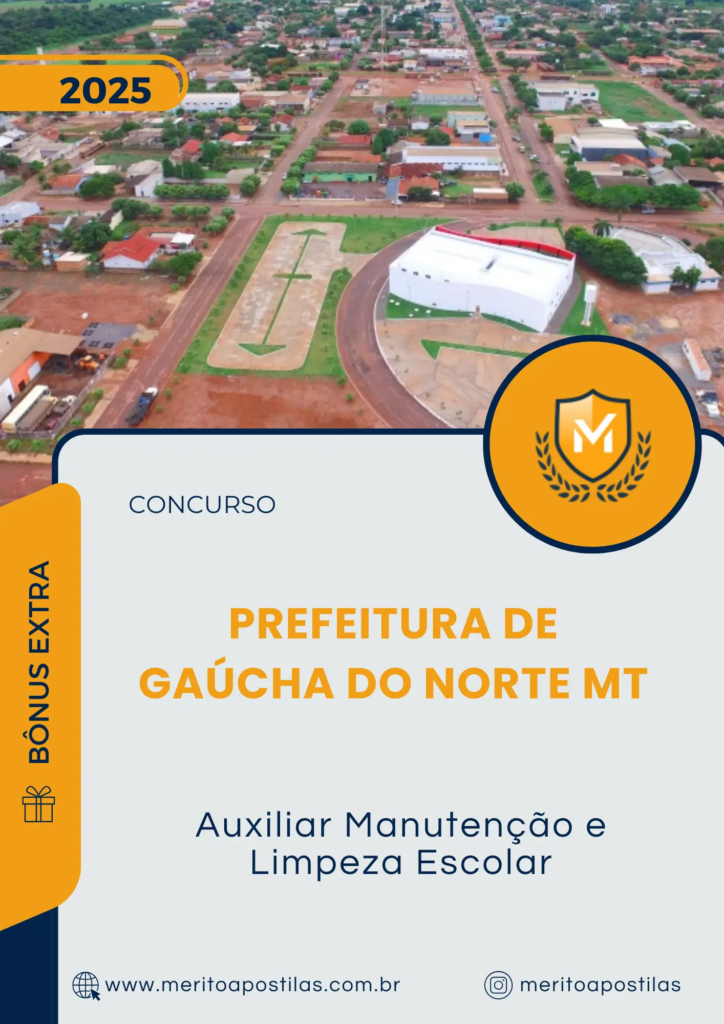 Apostila Auxiliar Manutenção e Limpeza Escolar Prefeitura de Gaúcha do Norte MT 2025