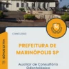 Apostila Auxiliar de Consultório Odontológico Prefeitura de Marinópolis SP 2025