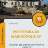 Apostila Auxiliar de Desenvolvimento Infantil Prefeitura de Marinópolis SP 2025