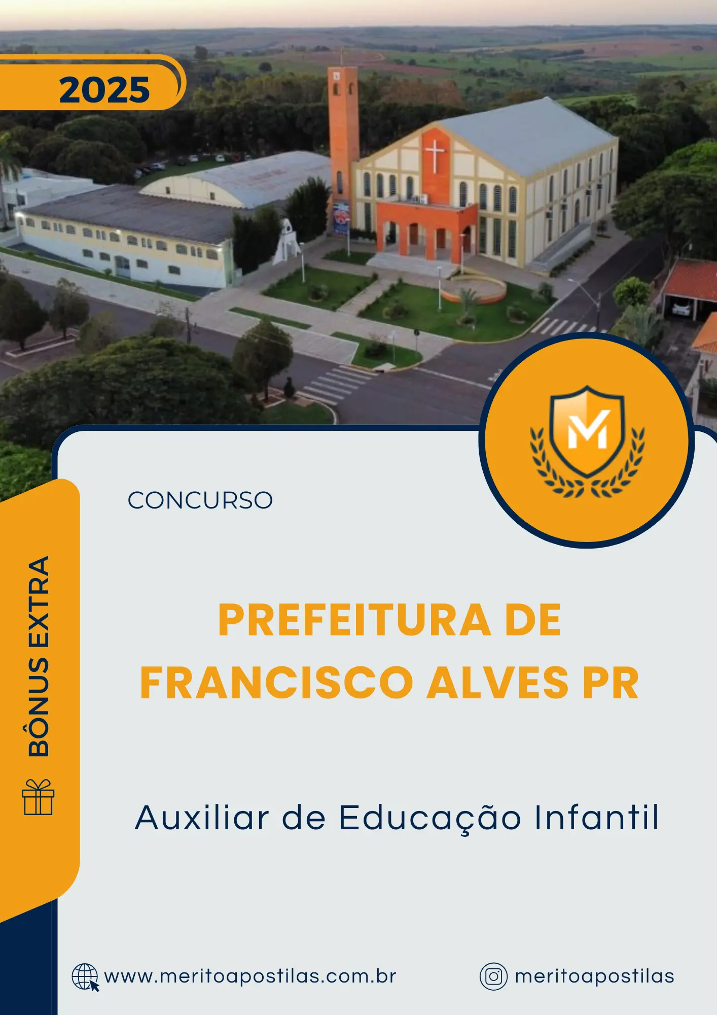 Apostila Auxiliar de Educação Infantil Prefeitura de Francisco Alves PR 2025