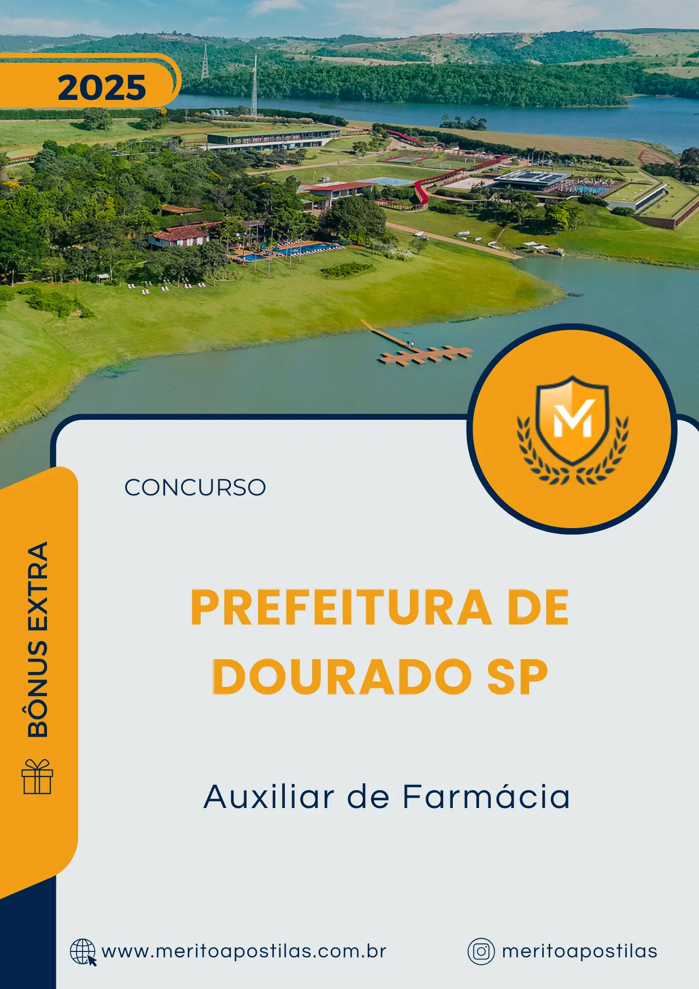 Apostila Auxiliar de Farmácia Prefeitura de Dourado SP 2025