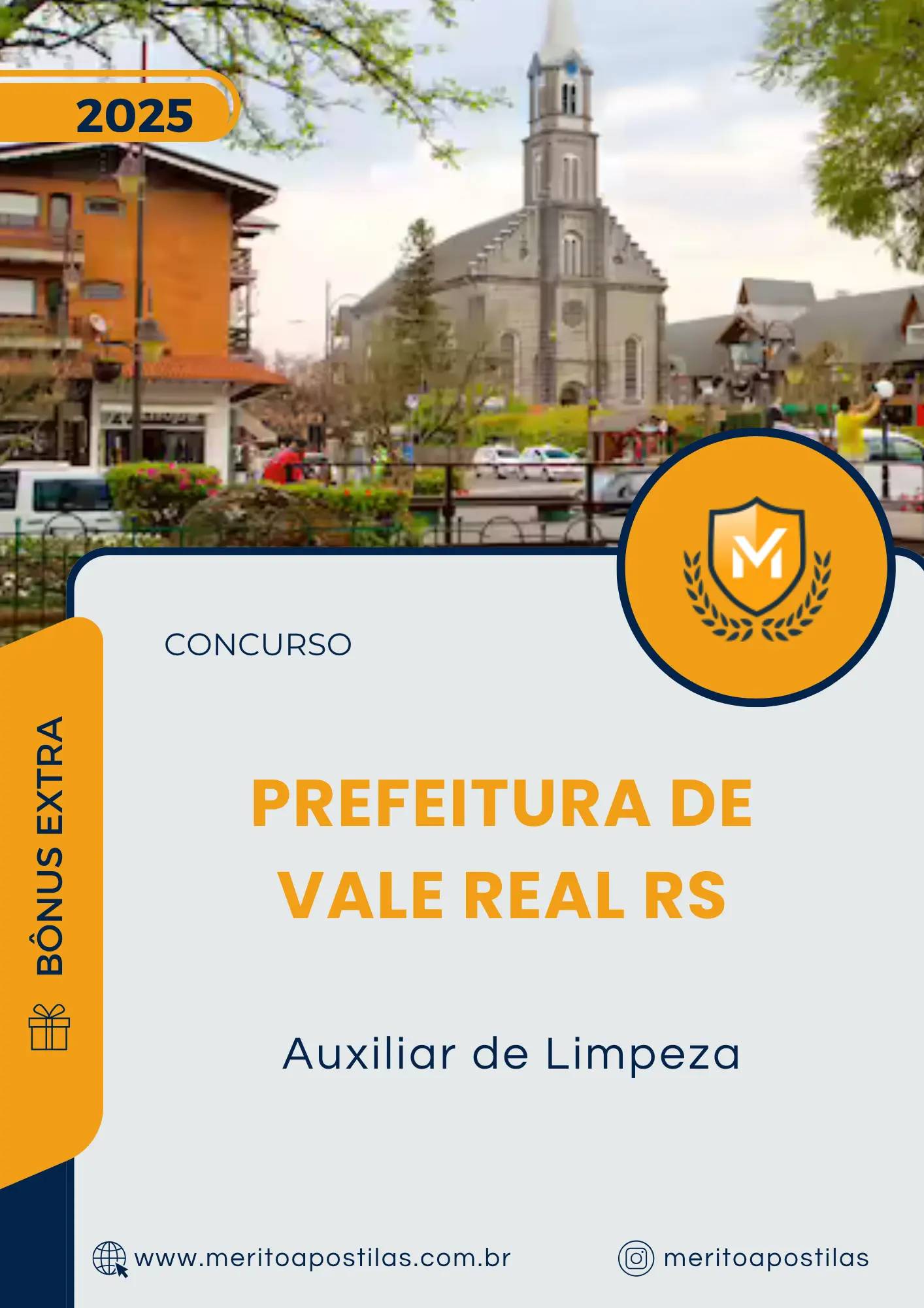 Apostila Auxiliar de Limpeza Prefeitura de Vale Real RS 2025