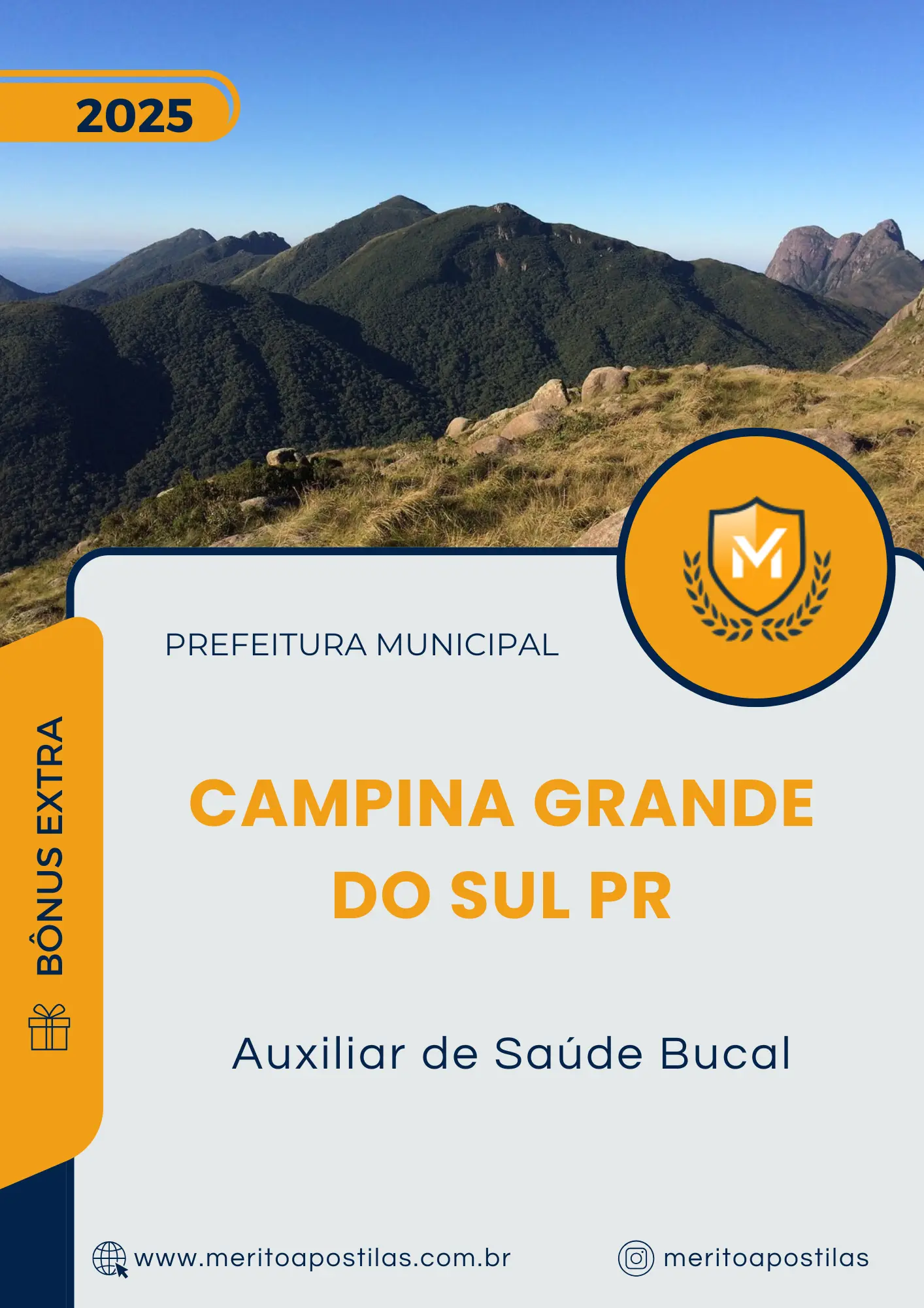 Apostila Auxiliar de Saúde Bucal Prefeitura de Campina Grande do Sul PR 2025