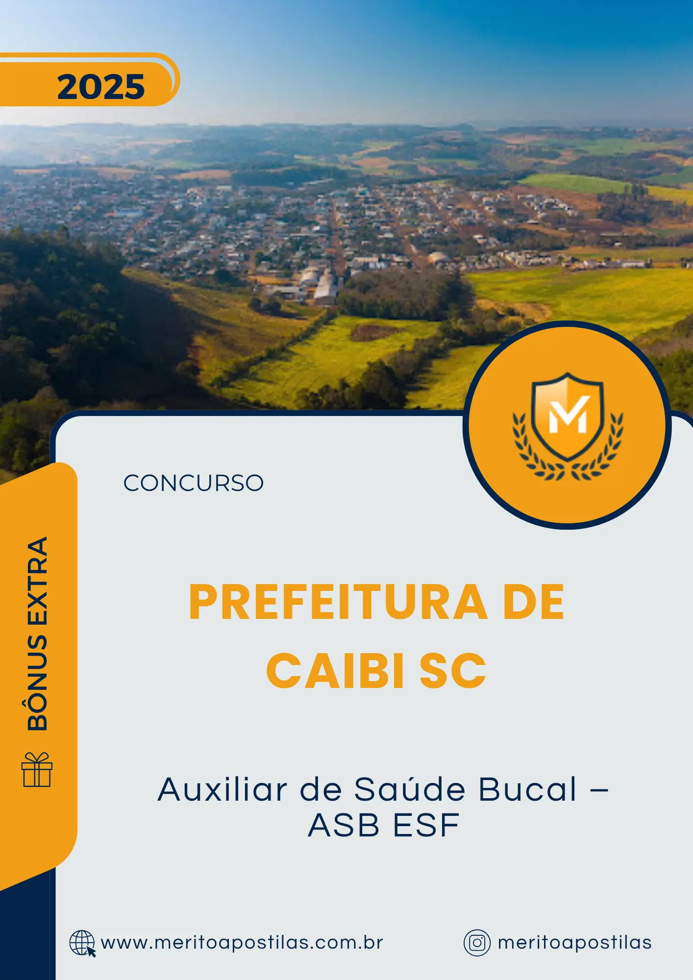 Apostila Auxiliar de Saúde Bucal ASB ESF Prefeitura de Caibi SC 2025