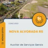 Apostila Auxiliar de Serviços Gerais Concurso de Nova Alvorada RS 2025