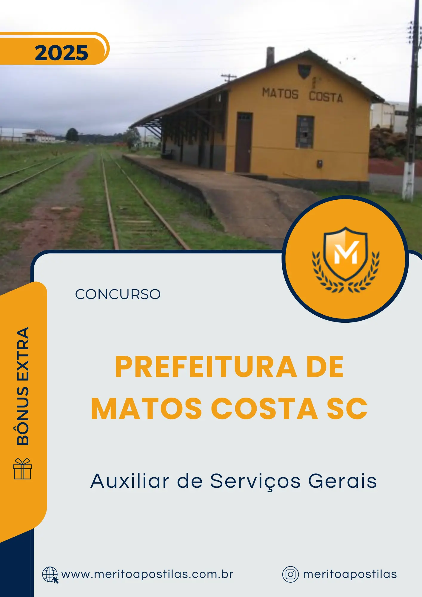 Apostila Auxiliar de Serviços Gerais Prefeitura de Matos Costa SC 2025