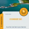 Apostila Auxiliar de Serviços Gerais Concurso CONDER SC 2025