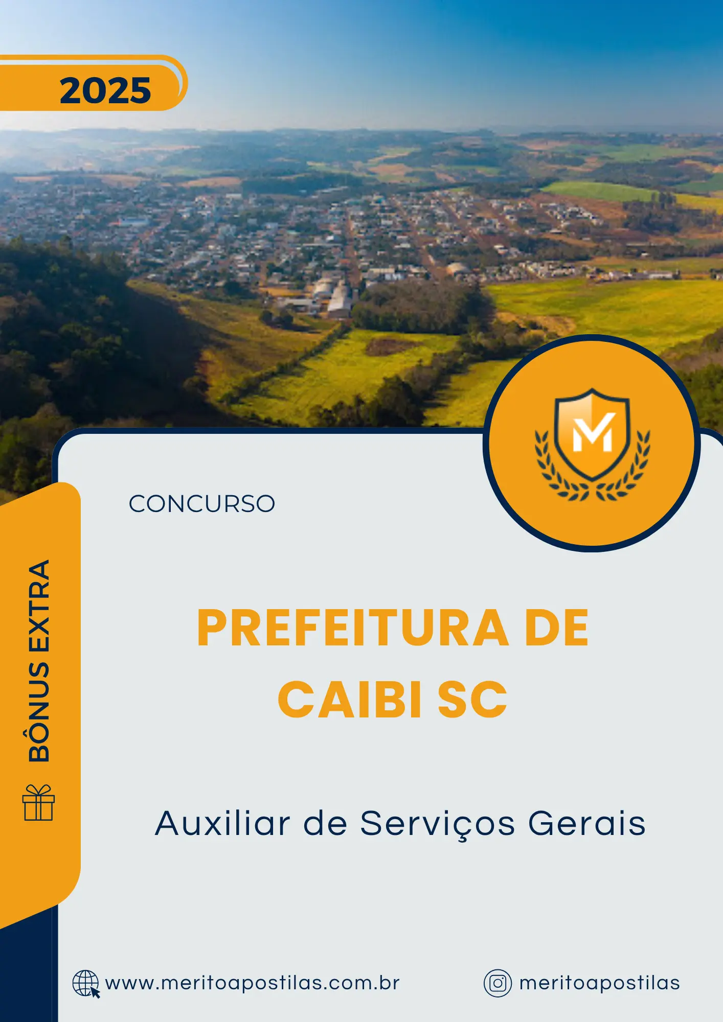 Apostila Auxiliar de Serviços Gerais Prefeitura de Caibi SC 2025