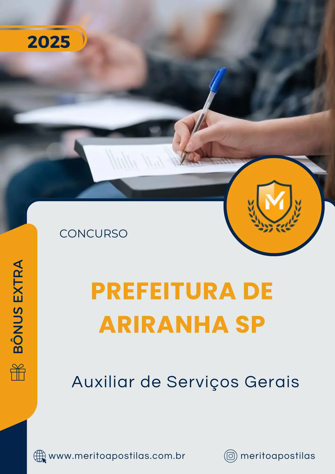 Apostila Auxiliar de Serviços Gerais Prefeitura de Ariranha SP 2025