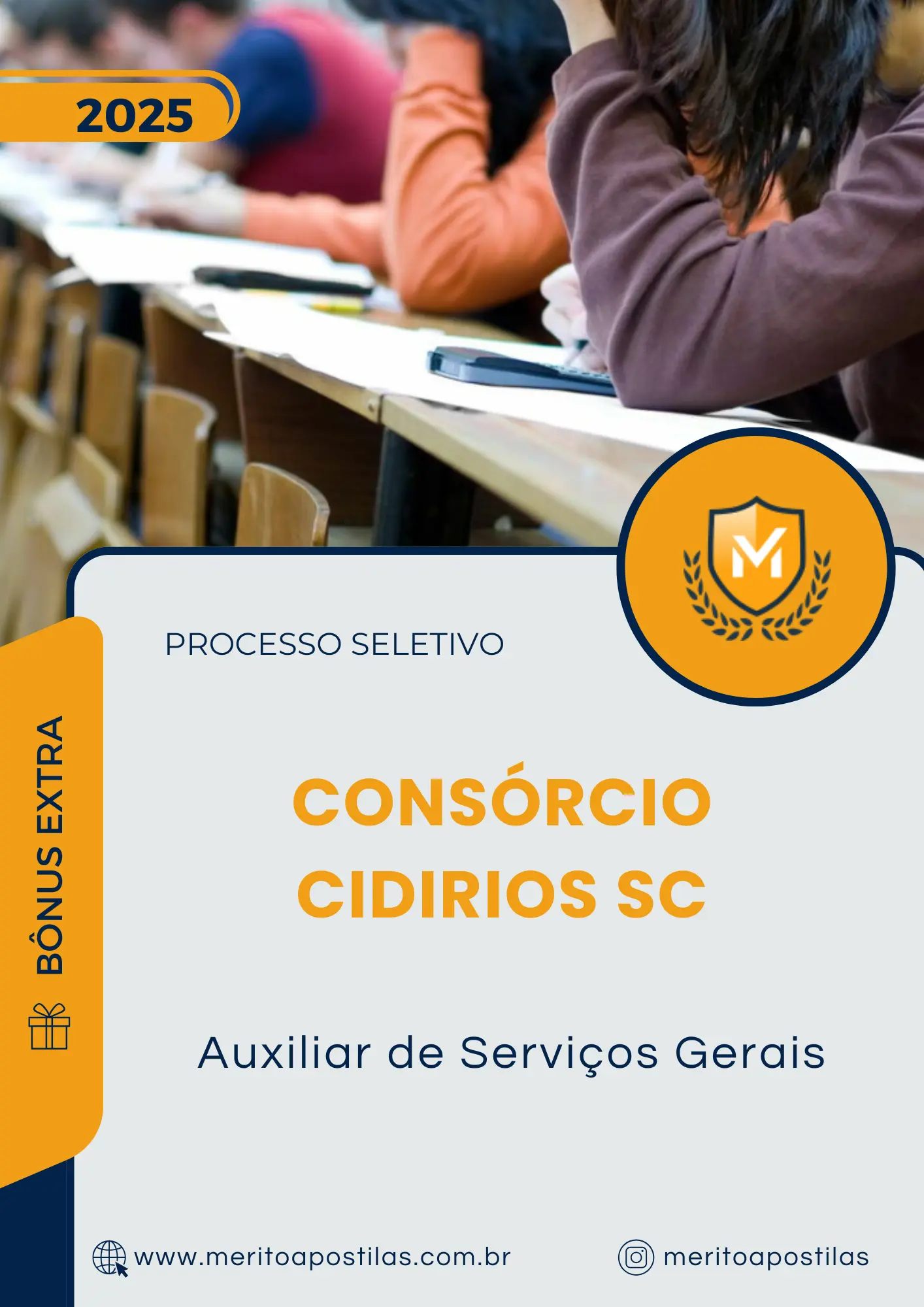Apostila Auxiliar de Serviços Gerais Processo Seletivo Consórcio CIDIRIOS SC 2025