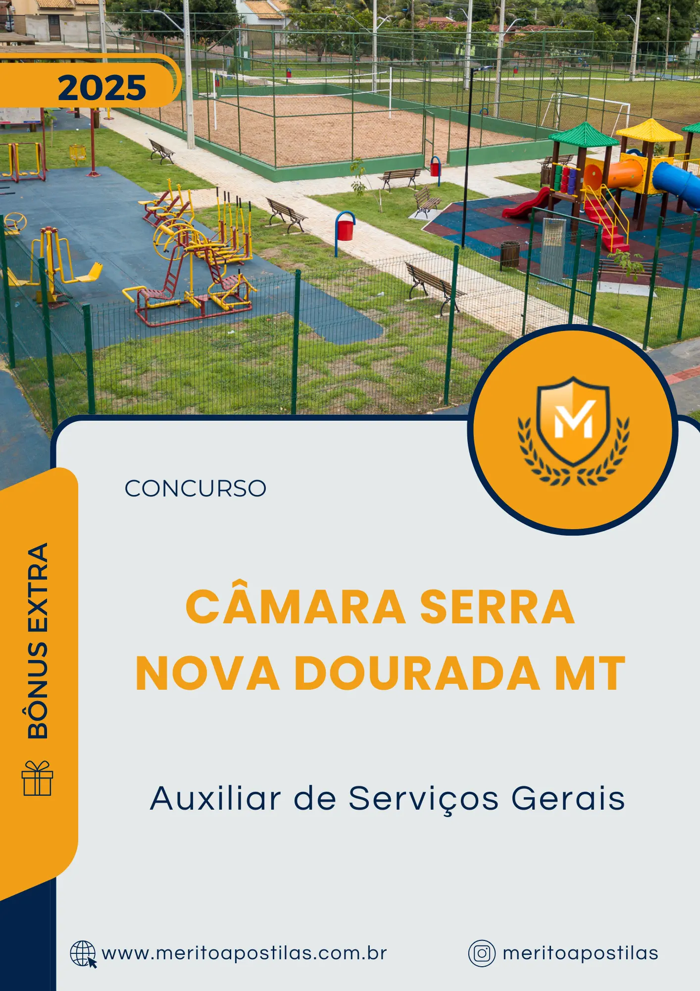 Apostila Auxiliar de Serviços Gerais Concurso Câmara Serra Nova Dourada MT 2025