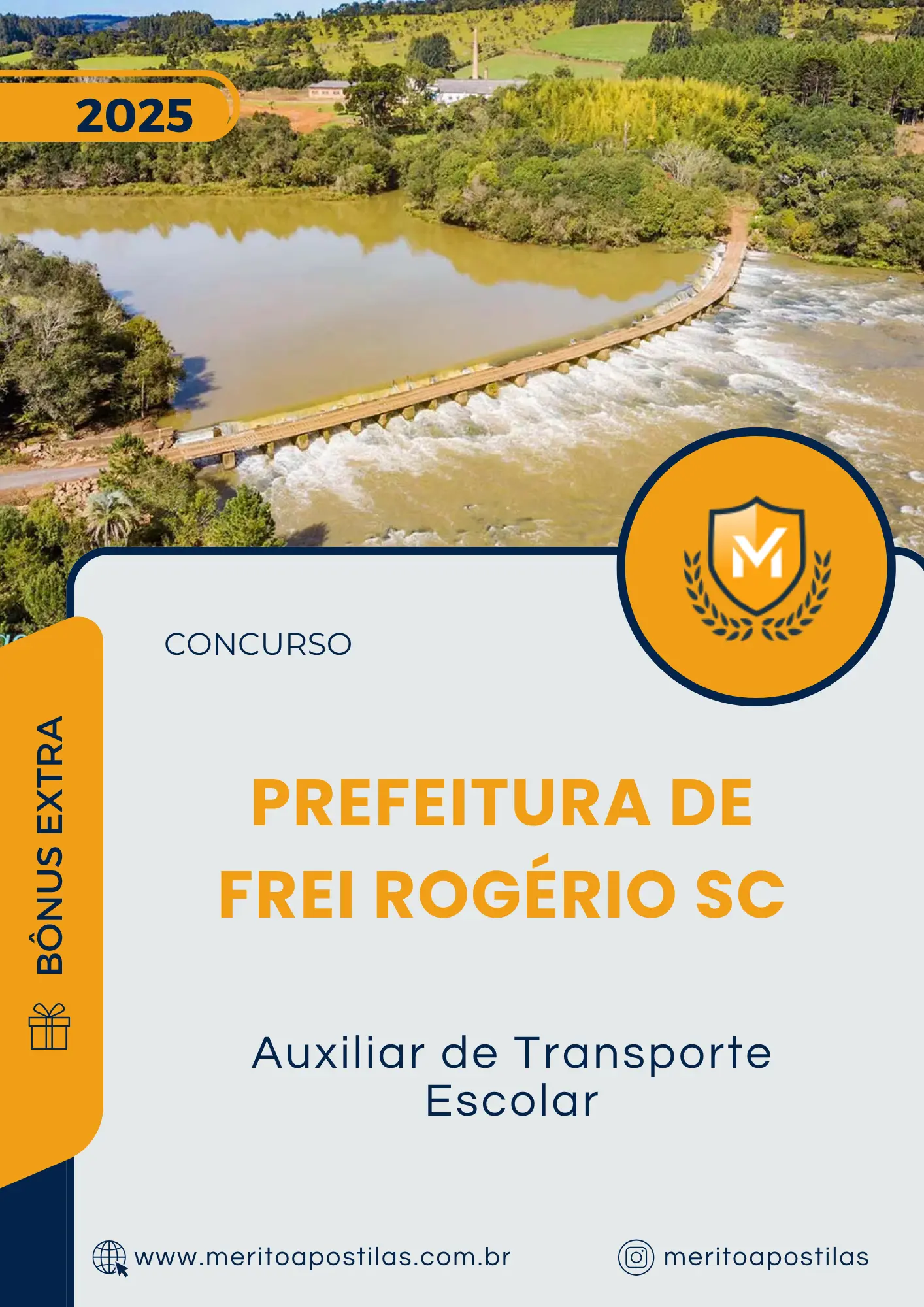 Apostila Auxiliar de Transporte Escolar Prefeitura de Frei Rogério SC 2025
