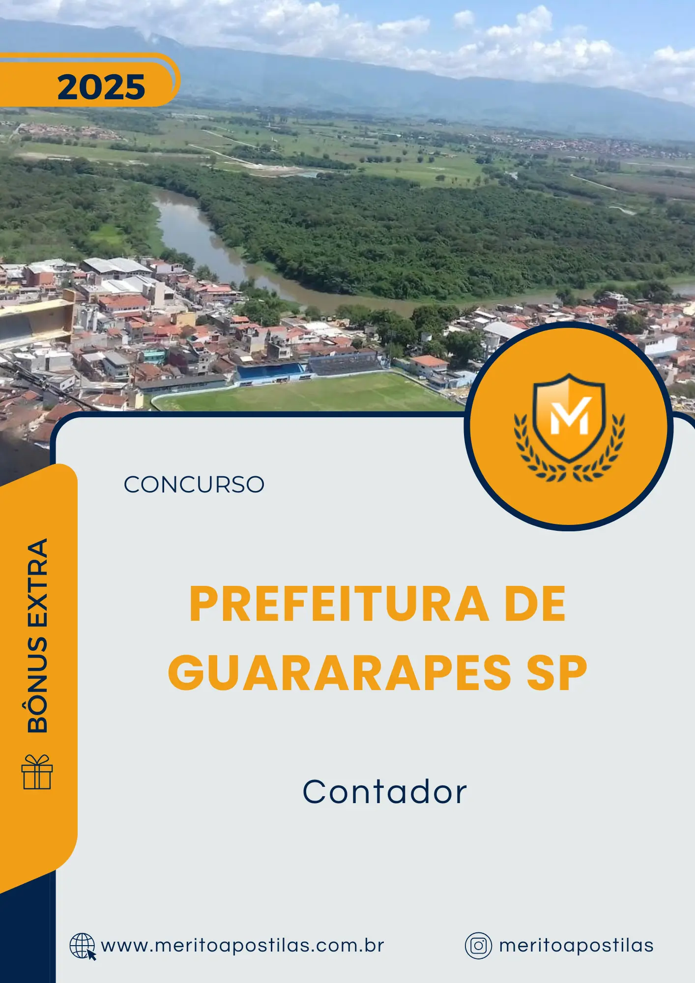 Apostila Contador Prefeitura de Guararapes SP 2025