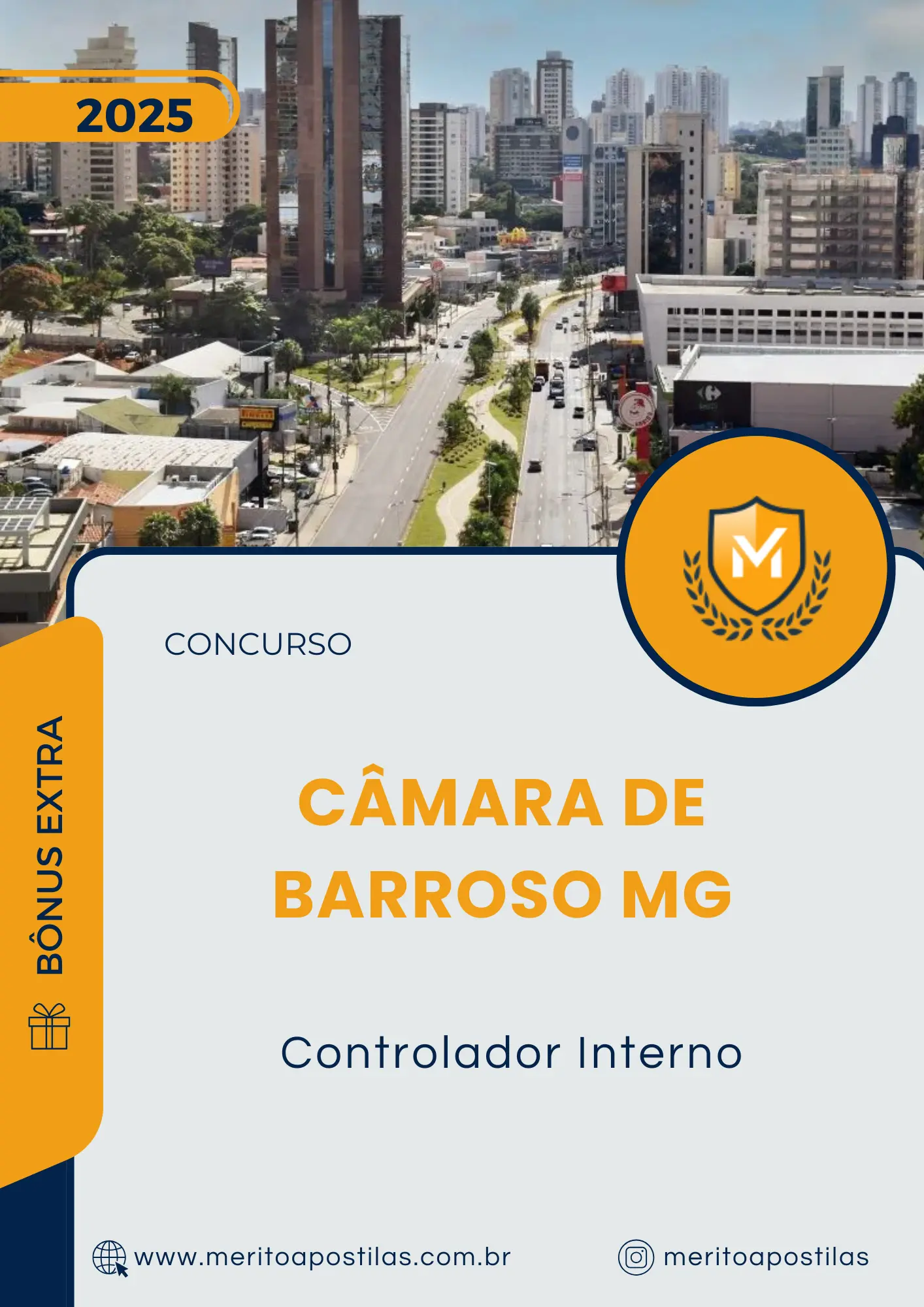 Apostila Controlador Interno Câmara de Barroso MG 2025