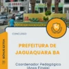 Apostila Coordenador Pedagógico Anos Finais Prefeitura de Jaguaquara BA 2025