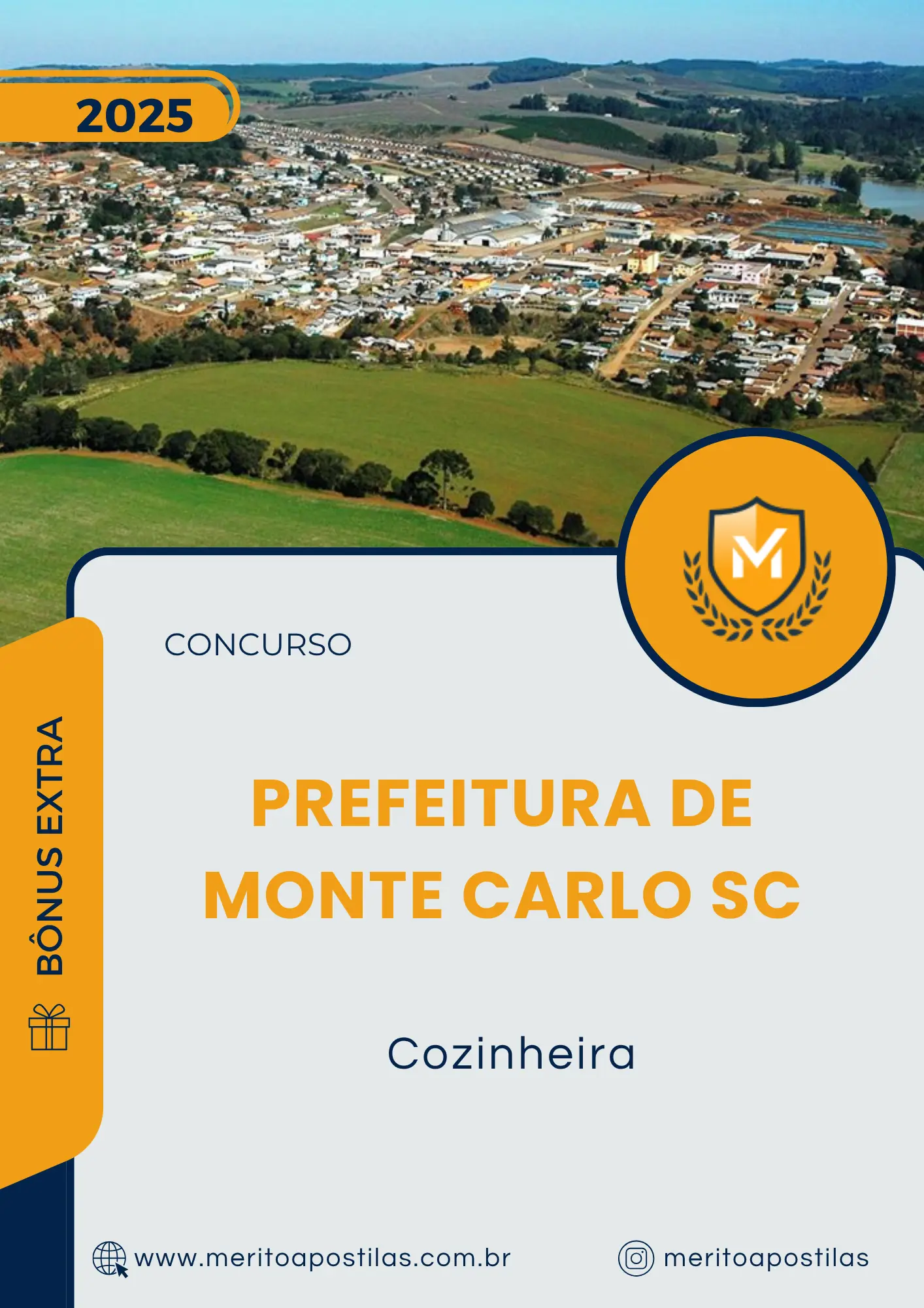 Apostila Cozinheira Prefeitura de Monte Carlo SC 2025