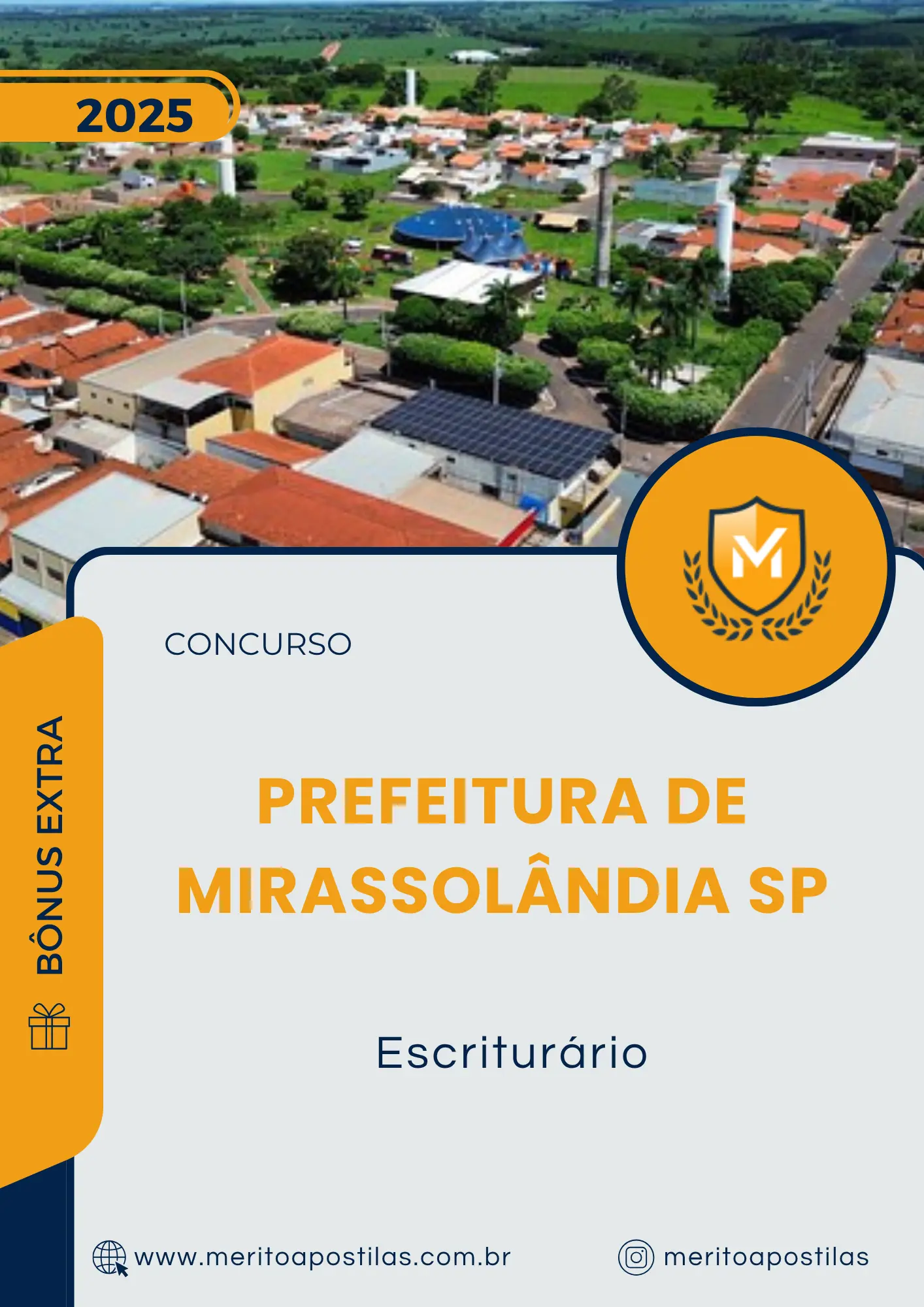 Apostila Escriturário Prefeitura de Mirassolândia SP 2025