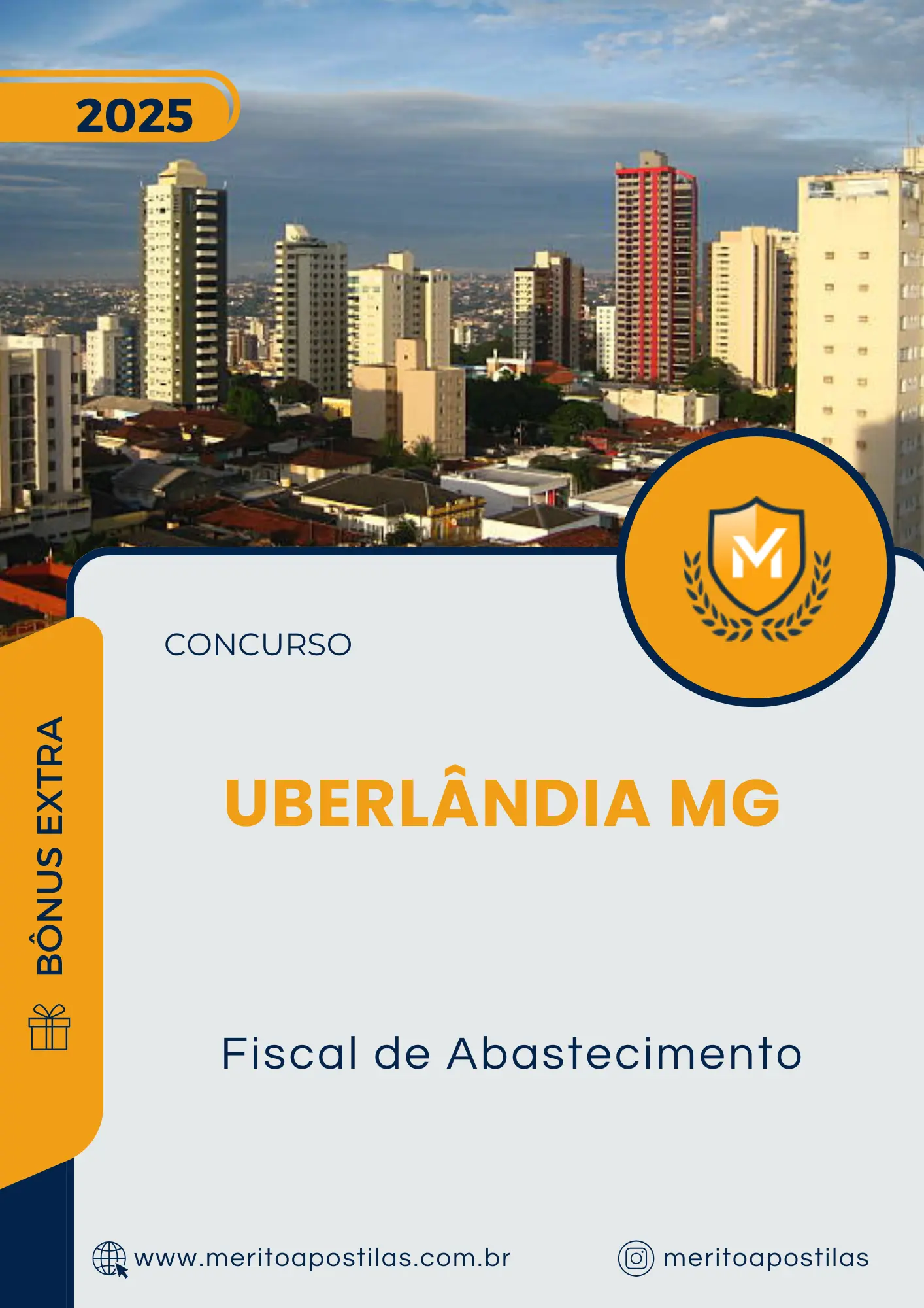 Apostila Fiscal de Abastecimento Concurso Uberlândia MG 2025