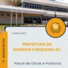 Apostila Fiscal de Obras e Posturas Prefeitura de Dionísio Cerqueira SC 2025
