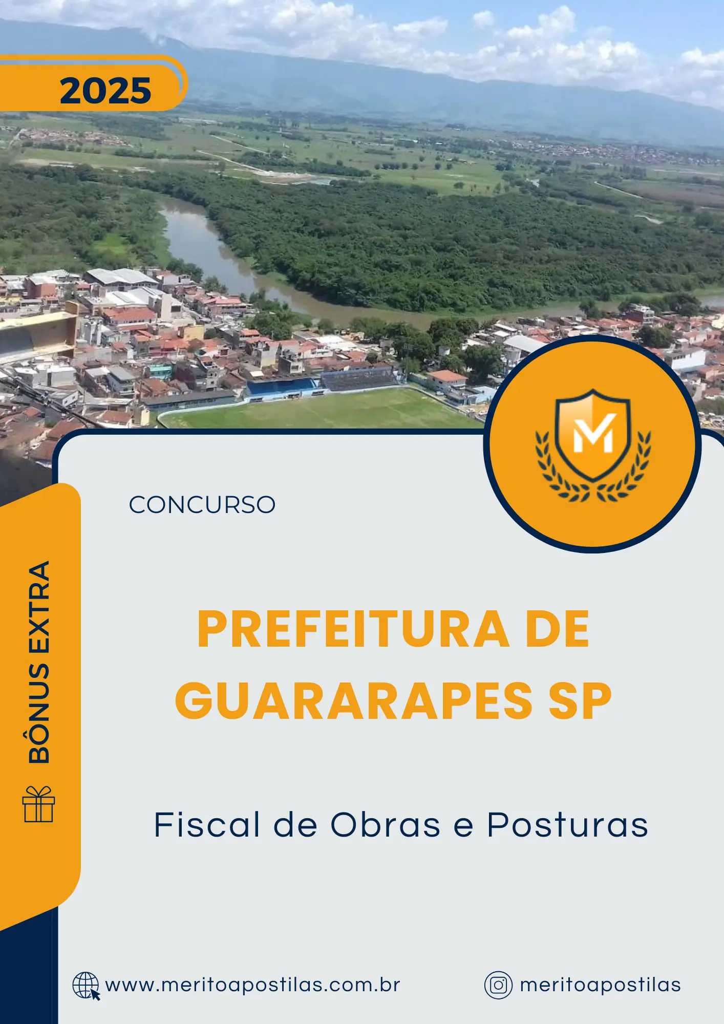 Apostila Fiscal de Obras e Posturas Prefeitura de Guararapes SP 2025