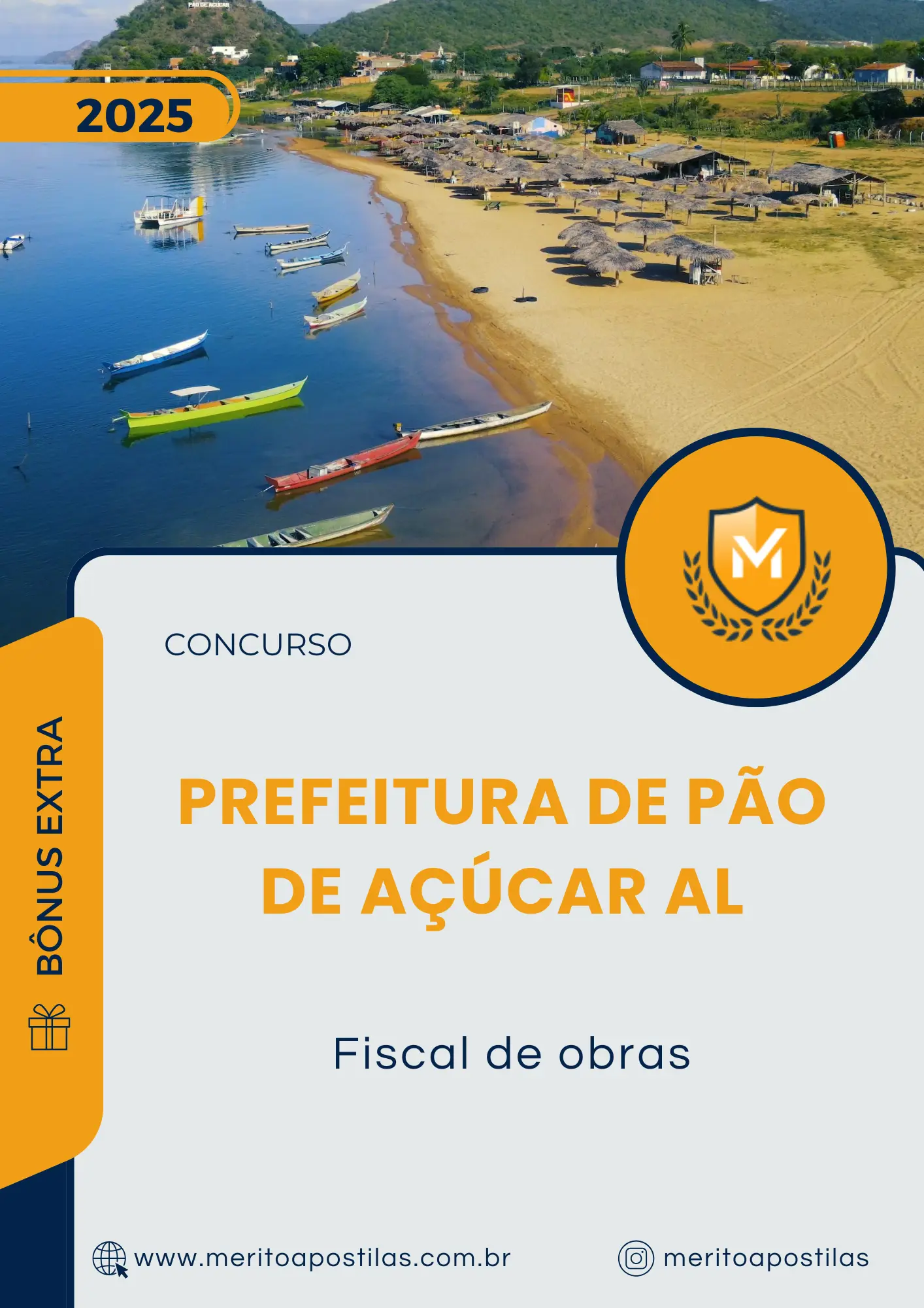 Apostila Fiscal De Obras Concurso Prefeitura de Pão de Açúcar AL 2025