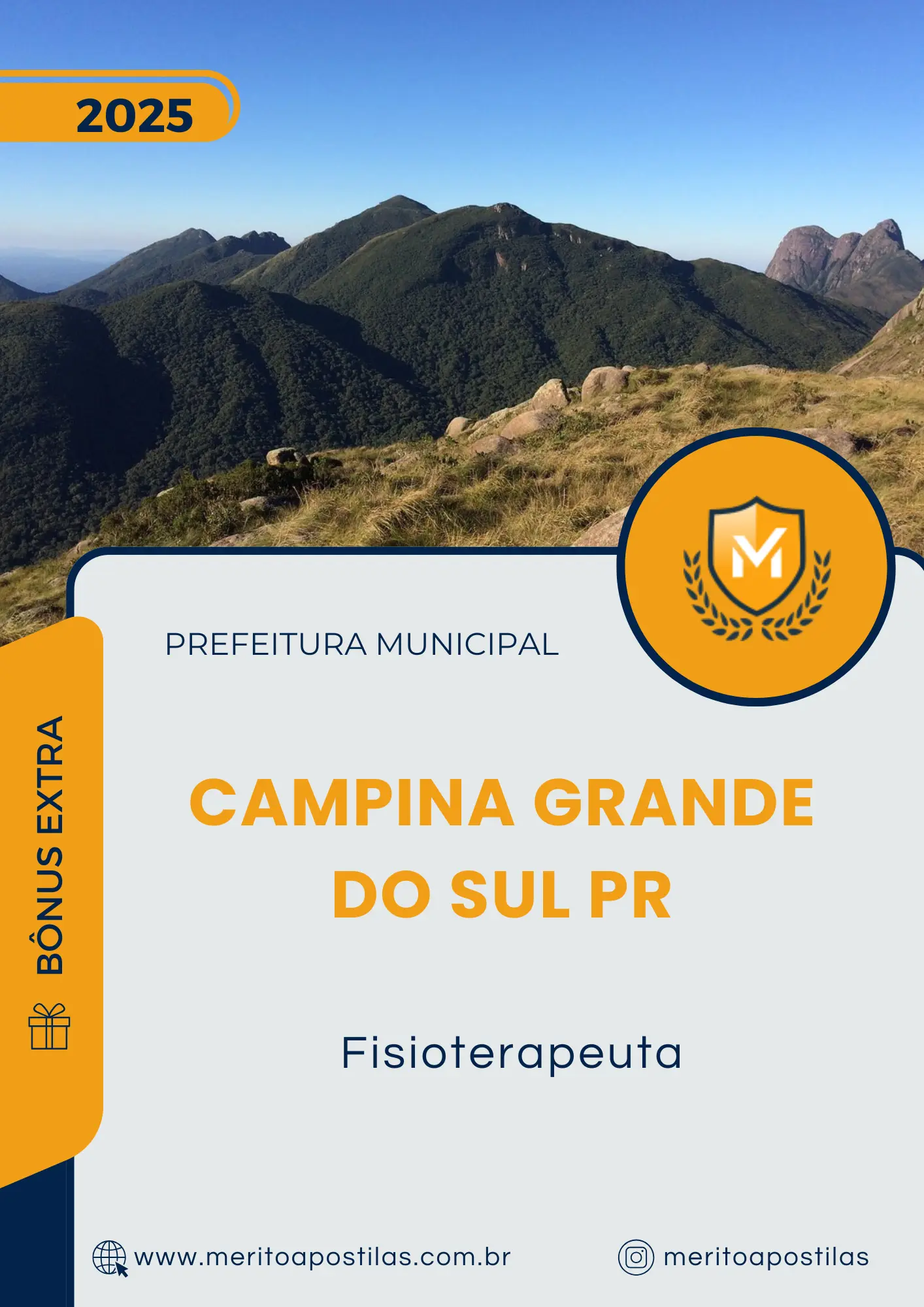 Apostila Fisioterapeuta Prefeitura de Campina Grande do Sul PR 2025