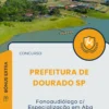 Apostila Fonoaudiólogo c/ Especialização em Aba Prefeitura de Dourado SP 2025