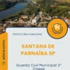 Apostila Guarda Civil Municipal 3 Classe Prefeitura de Santana de Parnaíba SP 2025