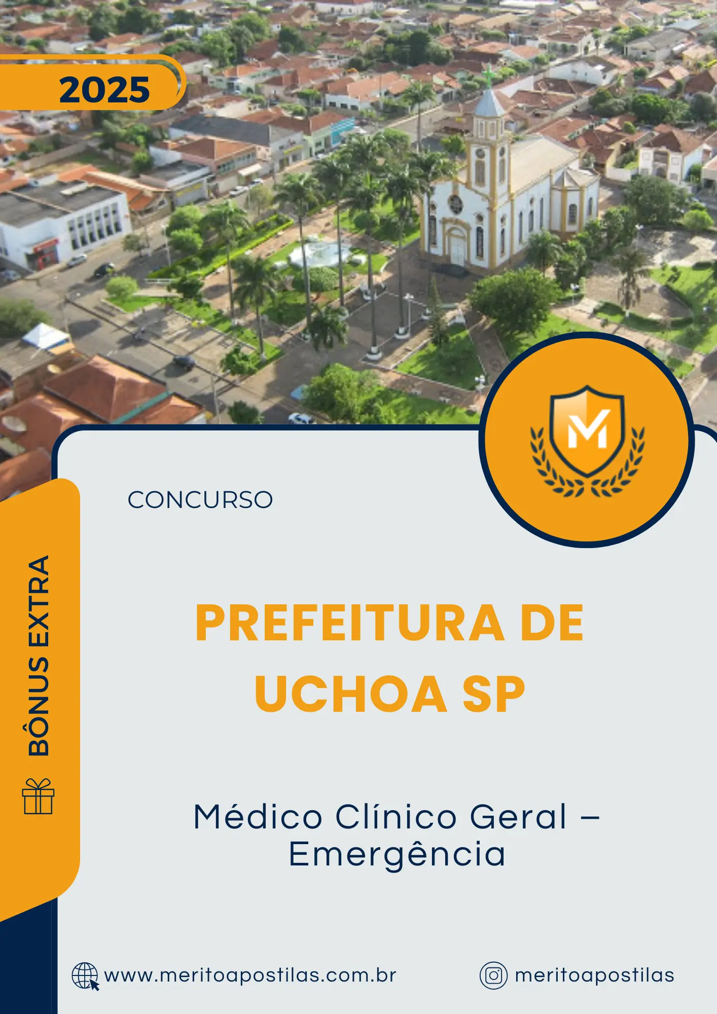 Apostila Médico Clínico Geral Emergência Prefeitura de Uchoa SP 2025