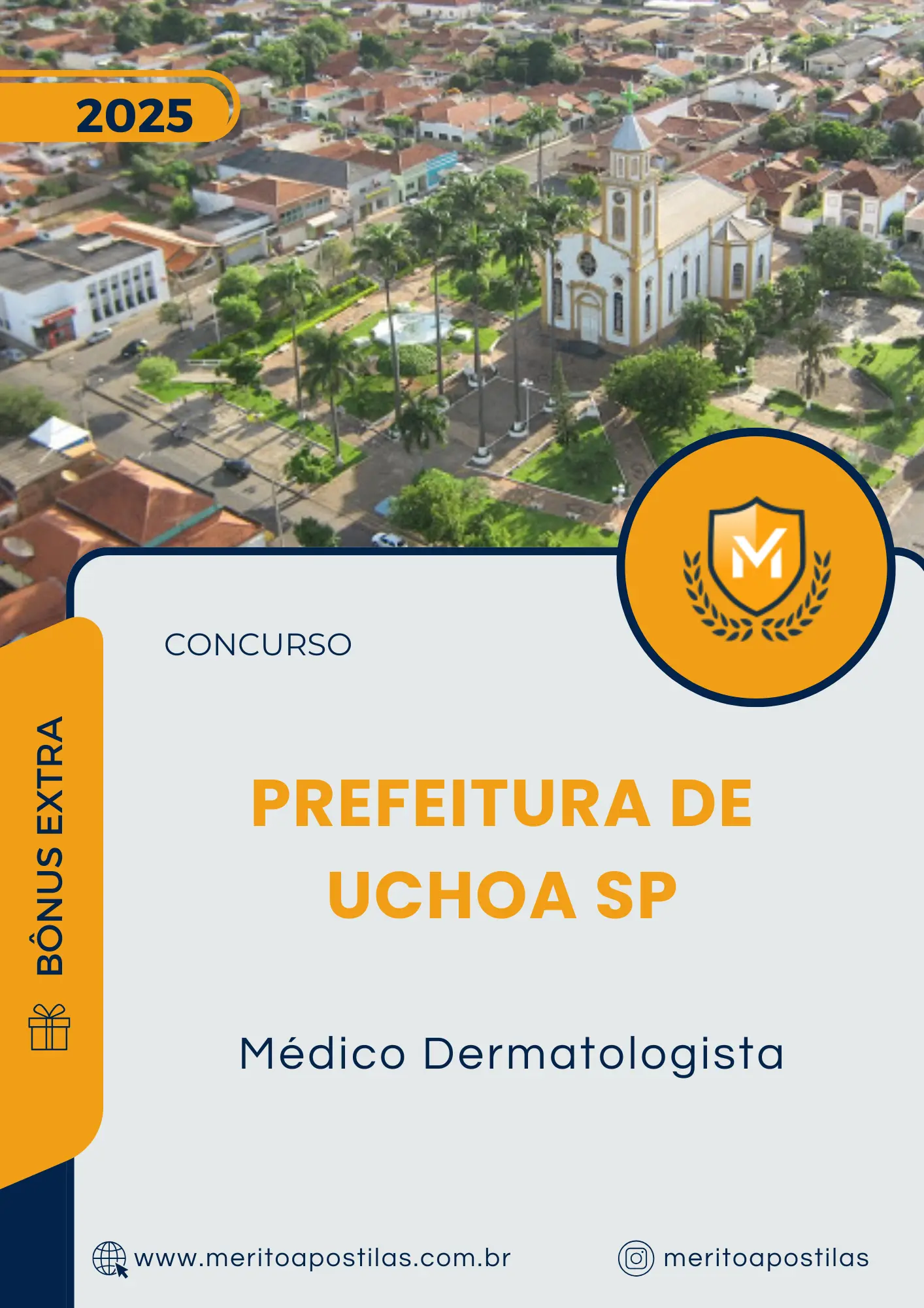 Apostila Médico Dermatologista Prefeitura de Uchoa SP 2025