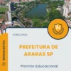 Apostila Monitor Educacional Prefeitura de Araras SP 2025