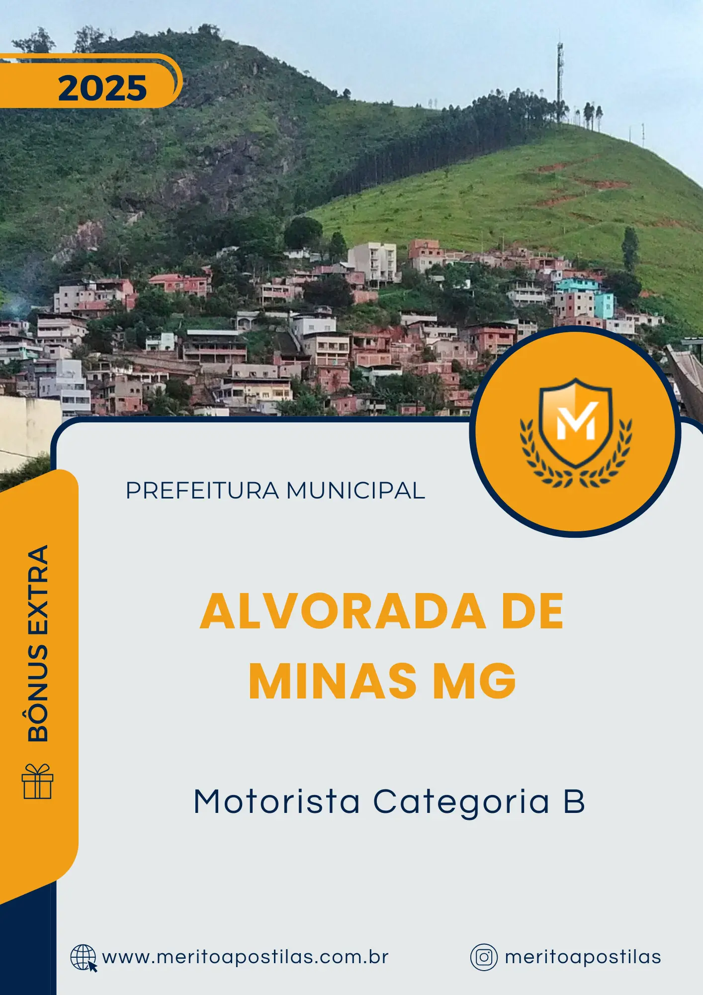 Apostila Motorista Categoria B Prefeitura de Alvorada de Minas MG 2025