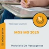 Apostila Motorista De Passageiros Processo Seletivo MGS MG 2025