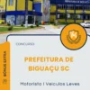Apostila Motorista I Veículos Leves Prefeitura de Biguaçu SC 2025