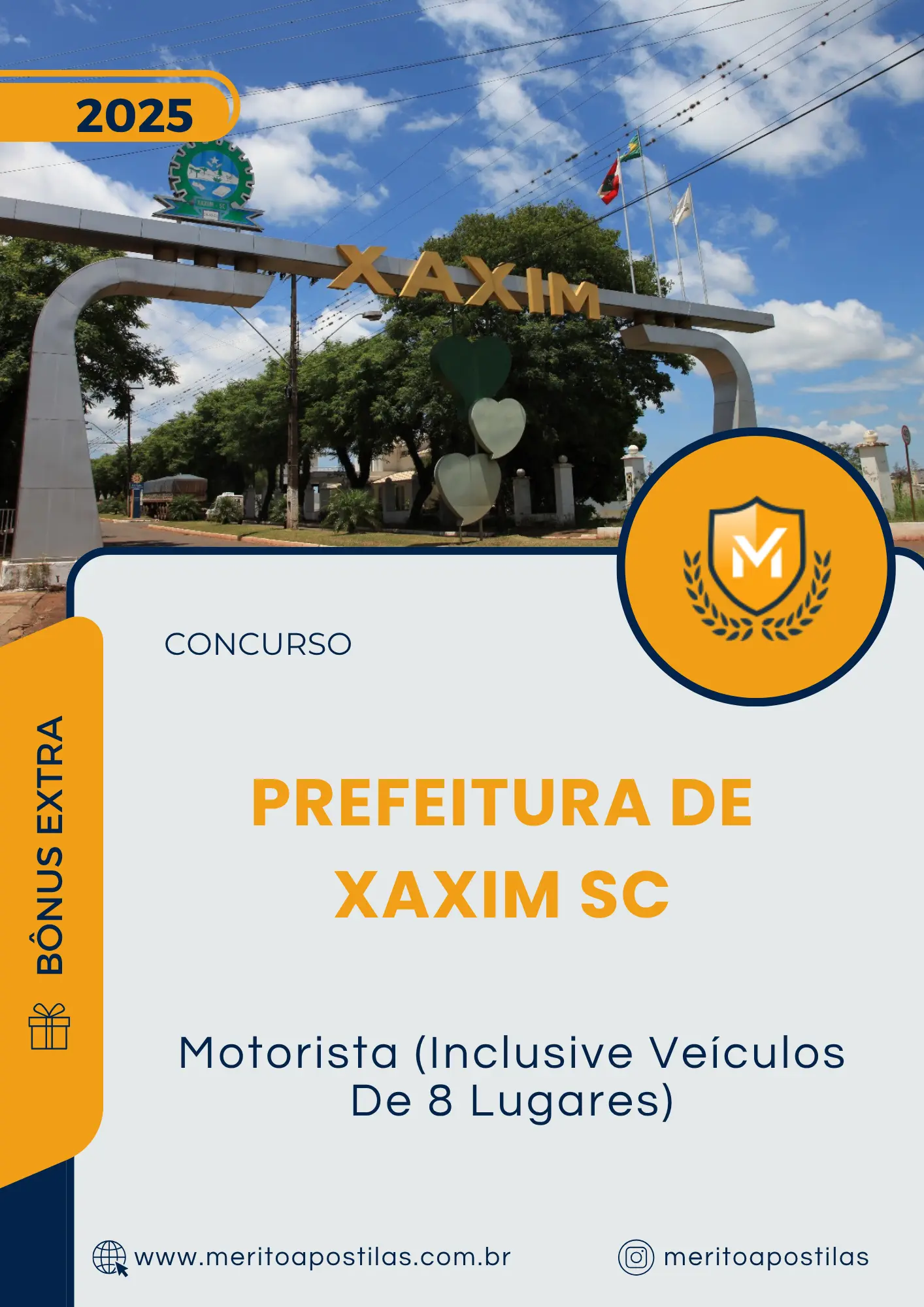 Apostila Motorista Inclusive Veículos De 8 Lugares Prefeitura de Xaxim SC 2025