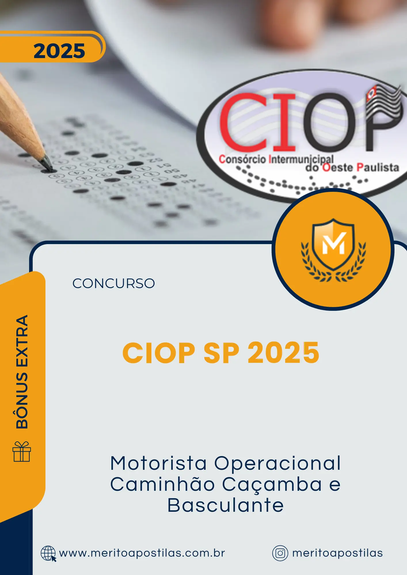 Apostila Motorista Operacional Caminhão Caçamba e Basculante Concurso CIOP SP 2025