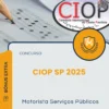Apostila Motorista Serviços Públicos Concurso CIOP SP 2025
