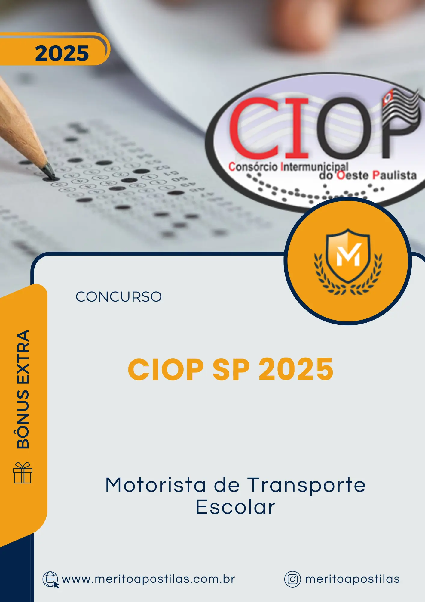 Apostila Motorista de Transporte Escolar Concurso CIOP SP 2025