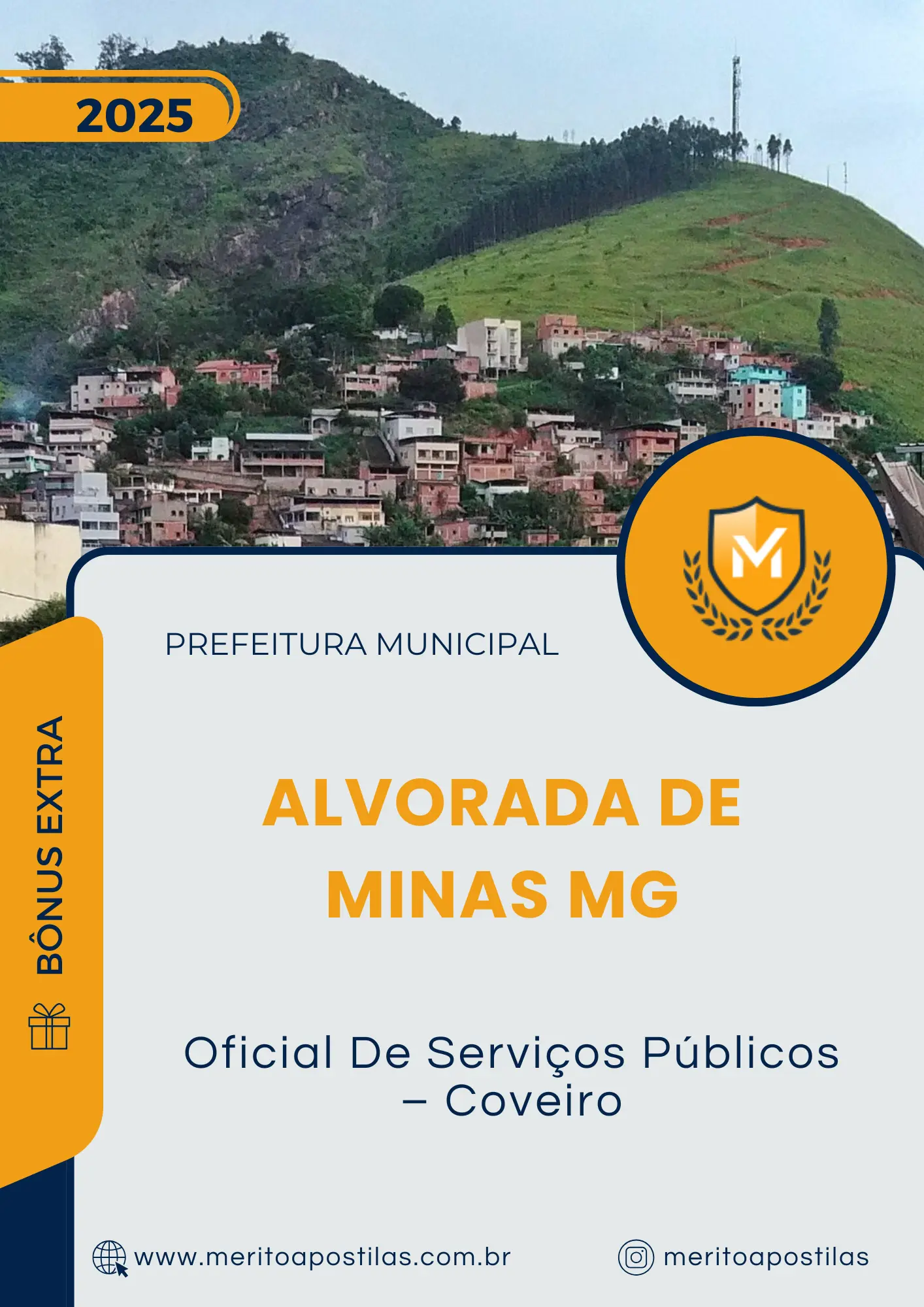 Apostila Oficial De Serviços Públicos Coveiro Prefeitura de Alvorada de Minas MG 2025